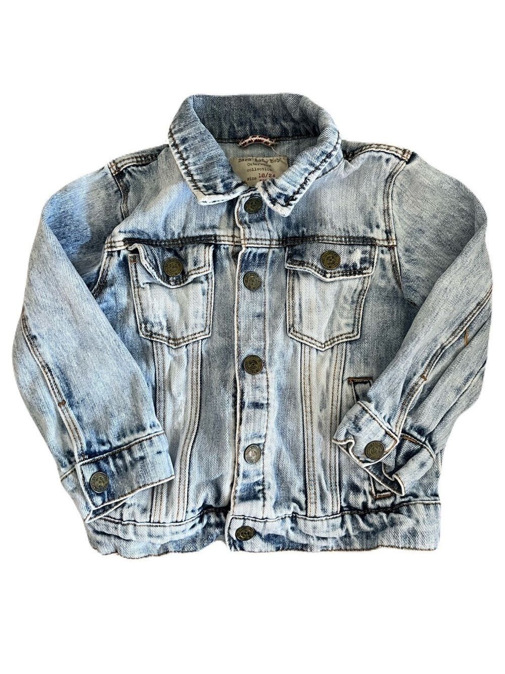 Zara Light Blue Kids Jean Jacket